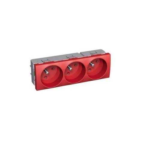 PRISE TRIPLE Détrompée ALTIRA Rouge 2P+T , 45 ALB45234 SCHNEIDER (1/3)