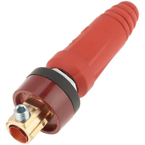 1 pièce/ensemble DKJ35-50 Connecteur de câble à fixation rapide rouge avec prise pour machine à souder