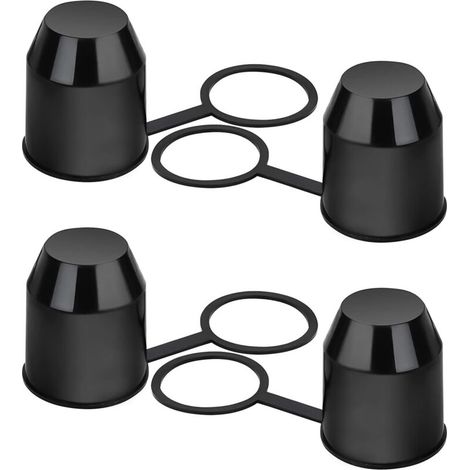 4 coperture per sfera di traino, copertura per sfera di traino da 50 mm, sfera di traino per barra di traino, cappuccio protettivo per sfera di traino per rimorchio, contro abrasioni e sporco (1/4)