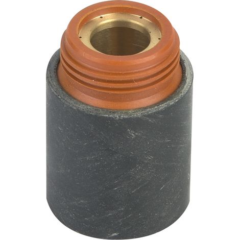 Capuchon de retenue en polymère haute performance pour pistolet de découpe plasma, accessoire de rechange, matériau durable, pièce de torche, compatible standard, usage professionnel. (1/5)