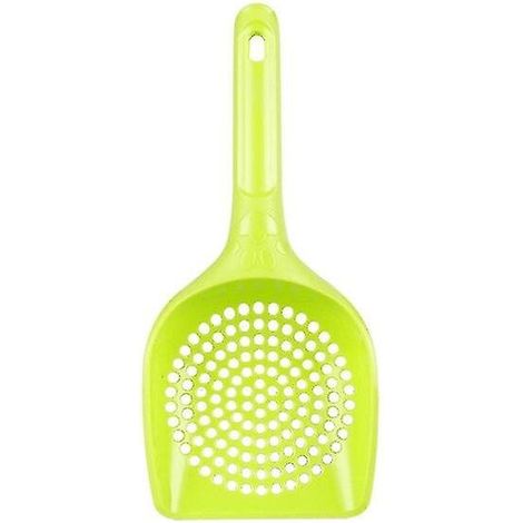 Pelle à litière pour chat creuse, légère et durable, verte - Outil de nettoyage facile pour ramasser les déchets de litière pour animaux de compagnie (1/3)