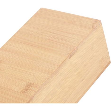 Porte-Couteau - Bambou - Rangement Horizontal Pour Lames - Compatible Toutes Tailles De Couteaux De Cuisine - 1 Pièce (1/5)