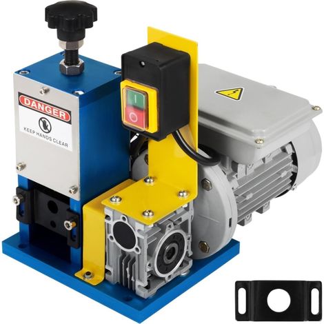 Machine à dénuder Les Fils électriques Dénudeur de câbles Portable 1.5-25mm 180W for Le Recyclage des déchets de cuivre (Color : 1 UK, Size : Light Blue) (1/5)