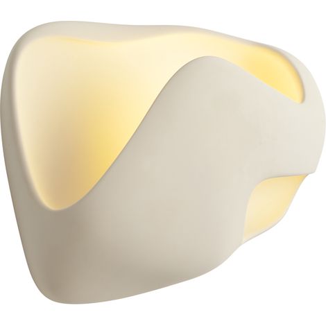 QAZQA Lampada da parete Japandi color crema 30 cm - Pietra (1/5)