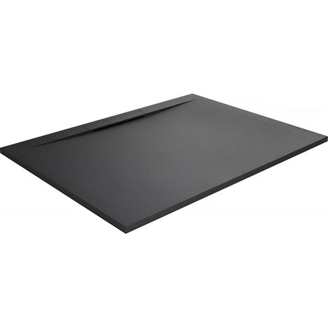 Receveur extra-plat 90x90 Kineline BPC noir - KINEDO RD321N (1/3)