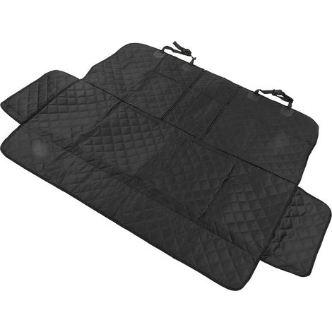 Housse de protection pour siège arrière de voiture pour chien avec fenêtre en filet et poche de rangement, tapis de siège arrière imperméable et antidérapant pour animaux de compagnie pour camions et (1/5)