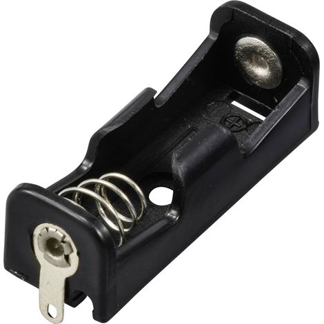 TRU COMPONENTS TC-13220696 Support de pile 1x LR1 (N) raccordement à souder (L x l x H) 36 x 13 x 12 mm Y739413 (1/2)