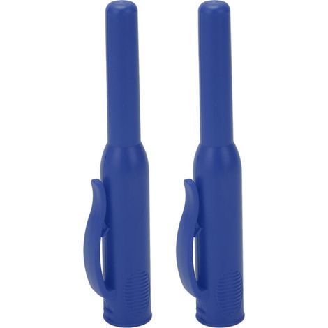 Porte-crayons de Charpentier, Cache-crayons de Charpentier 2 Pièces, Couvercles de Marqueurs pour le Travail du Bois à Long Nez et Trou Profond avec Clip de Marquage, Outils de (1/5)