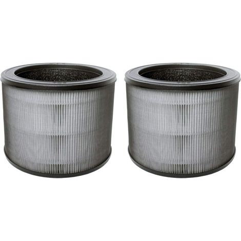 Filtro de aire AllSpares todo en uno (2 uds.) para purificadores de aire compatibles con Winix Zero Compact (Ø210x160mm) (1/3)