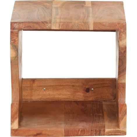 Maison Exclusive - Supporto Bicicletta da Parete 35x25x25 cm in Legno di Acacia