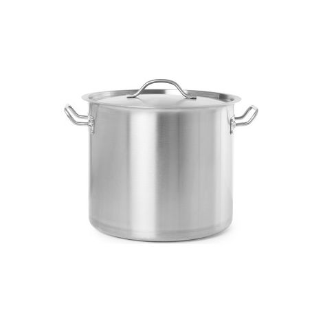 Pentola Budget Line con coperchio 50 l diametro 400 x 400 h - Hendi 834701
