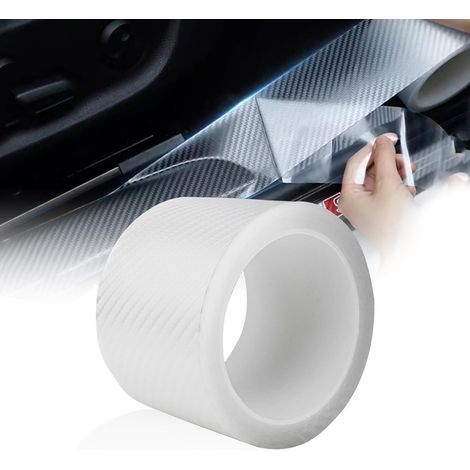 Transparente Carbonfaser-Schutzfolie 7cmx5m für Auto-Schwellen und Lack (1/5)