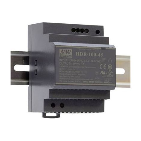 Mean Well Alimentation DIN 15 V 92 W Compact Robuste