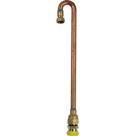 Clesse Industries – Raccord coudé 180° flexiCLIC DN15 – Écrou tournant 1/2' – Installation gaz sans brasage – Norme ATG – Pression 0.5 à 2 Bars