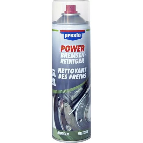 Produit nettoyant pour freins - Auto - Puissant - Buse 360°- Presto - 500ml