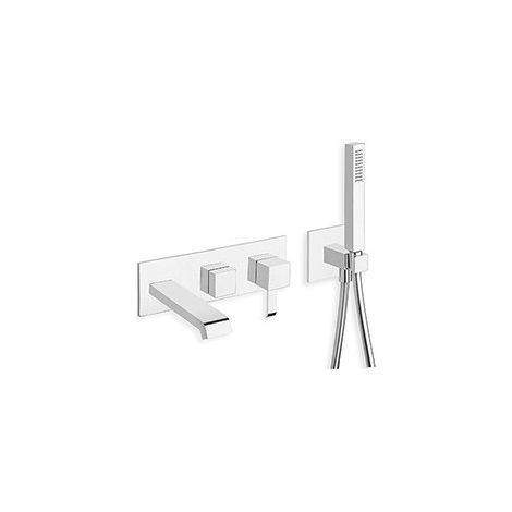 FACADE EXTERNE QUADRI BAIN DOUCHE MURAL 3 SORTIES SANS MECA EX QM110 - CRISTINA ONDYNA QM10351 (1/2)