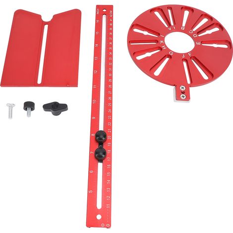 SUNGOOYUE Fräsnutstütze, robustes Holzbearbeitungswerkzeug für MDF-Platten und dekorative Blumen (1/5)