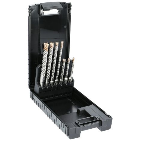 Juego THOR SDS Plus maletín con 7 brocas para hormigón de 4 filos (1/3)