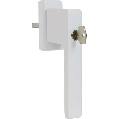 Poignée de fenêtre à clé reka - Finition : Blanc RAL9016 - - KINTECH