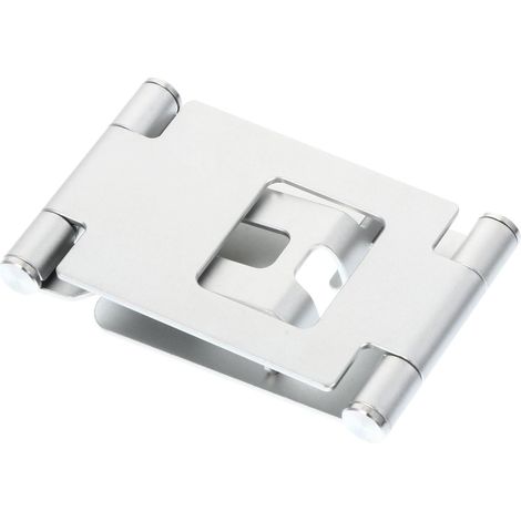 Support de Bureau Fonction de Rangement Pliable en Alliage D'aluminium Facile à Transporter pour Tablette et Téléphone pour Appels Facetime et Déplacements Professionnels (1/5)