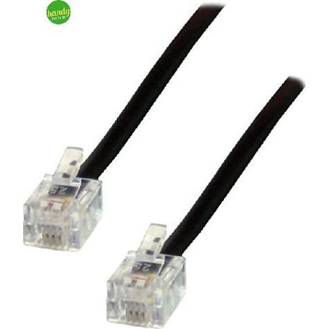 Prolunga telefonica rj11 Metronic m/m m3 nero