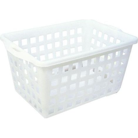 Panier perforé blanc 50X34 h 30 2200Hd1 Giganpl