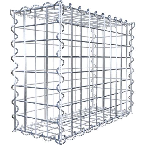 Gabiondeco - Gabion 50 cm x 40 cm x 20 cm (L x H x P). mailles 5 x 5 cm. Spirale - Made in Germany (1/5)
