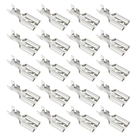 20pcs 9.5mm Flat Pin Terminals Compatible with F950 Locking Tab for Cable 6-10mm² Automotive and Marine (1/5)