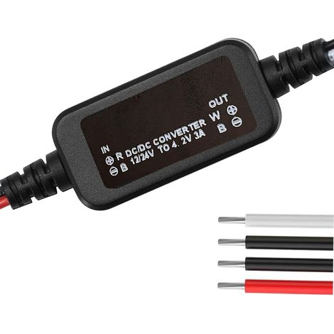 Convertisseur Buck DC-DC 12/24V vers 4,2V 3A 12,6W Step-Down Module (1/5)