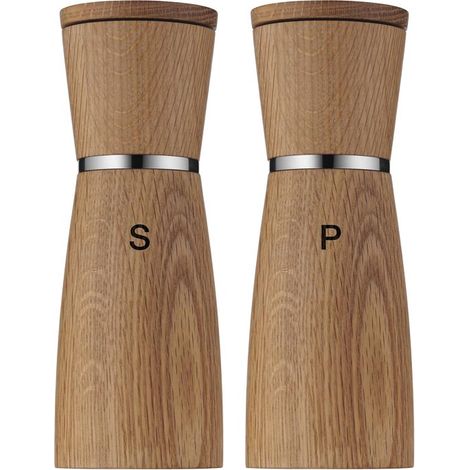 Juego de 2 molinillos de madera Ceramill Natura WMF (1/3)