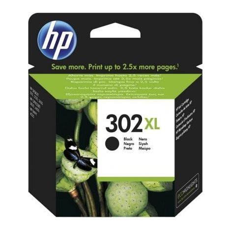 HP Original 302XL Schwarz Druckerpatrone mit hoher Reichweite