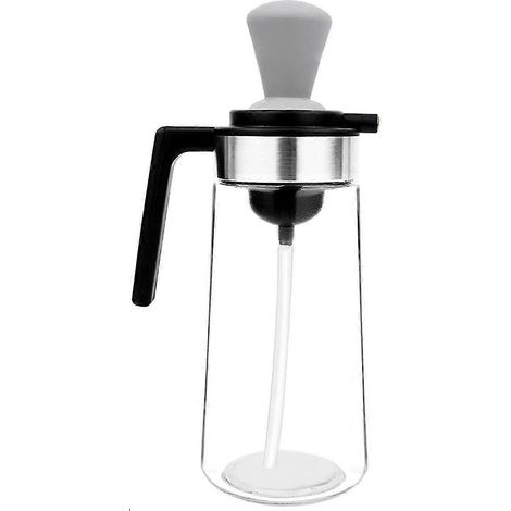 Olivenöl-Essig-Flasche mit Silikon-Tropfer zum Kochen, Ölspenderflasche für die Küche (1/5)