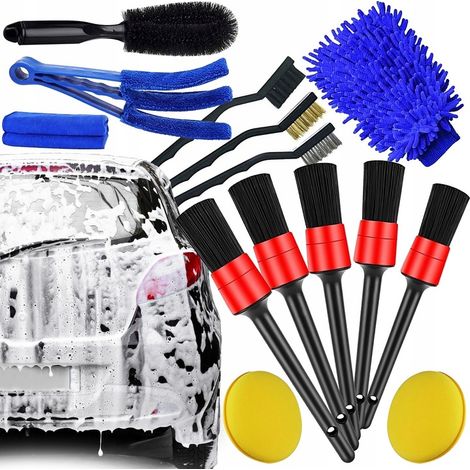 KIT DI PULIZIA E SPAZZOLE PER DETTAGLIO DA 15 PEZZI