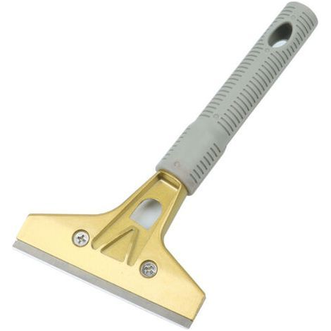 Grattoir Vitre avec 10 Lames, 210mm Grattoir de Sols, Grattoir Peinture, Grattoir pour Colle, Carrelage, Papier Peint, Carrelage de Fenêtre (1/4)