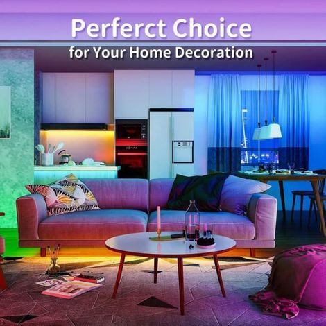 Ruban LED - RGB - 15 M - 270 LEDs 5050 - Télécommande 44 Touches - Intérieur - 3 Pièces (1/4)
