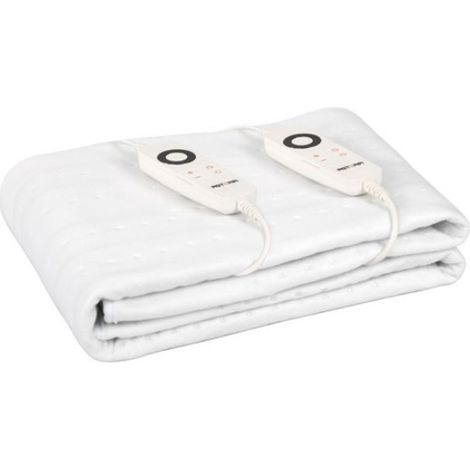 Cubrecolchón calefactable 2 plazas 160x140cm blanco - AD165A - Astoria -