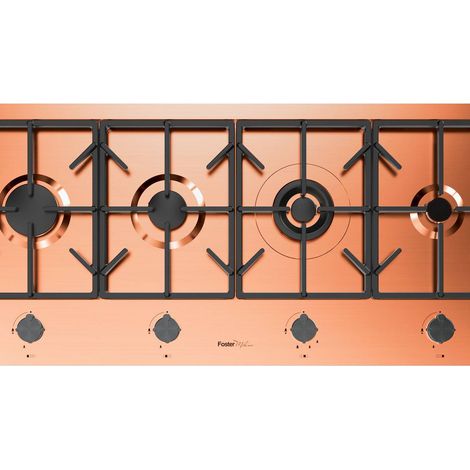 Foster Milano Cobre Integrado 108 cm Encimera de gas 4 zona(s) (1/5)