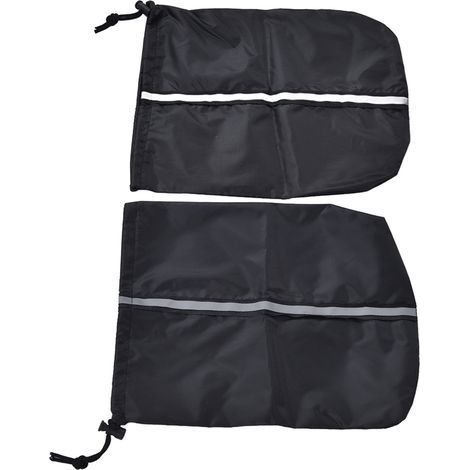 33 x 27 cm Universal-Autospiegelabdeckung, Außenspiegelabdeckung, Schwarz, Auto-Rückspiegelschutz (1/5)