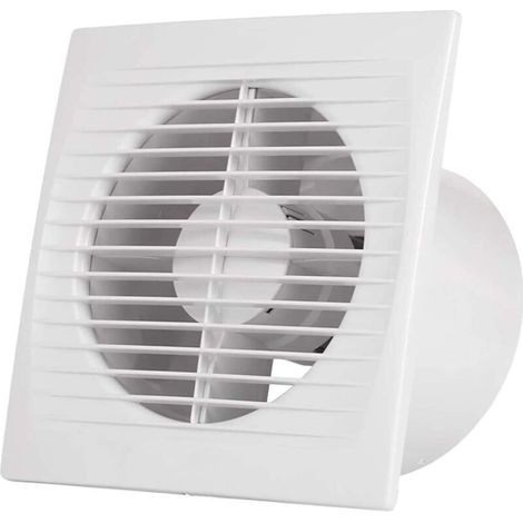 Ventilateur extracteur d’air silencieux avec valve anti retour (220V, 18 W, 15 x 15 cm) (1/5)