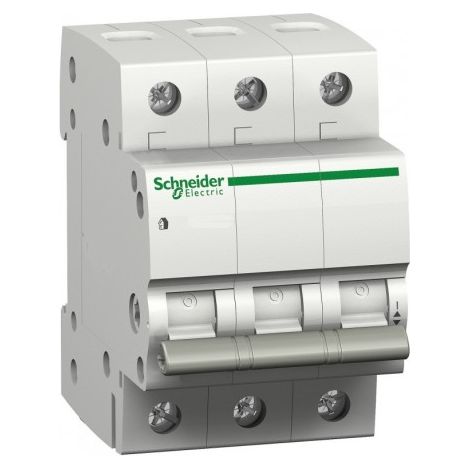 Interrupteur sectionneur 63A 3P modulaire 400V bornes vis DOMAE SCHNEIDER ELECTRIC 12464
