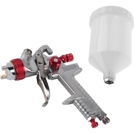 Pistolet à peinture pneumatique professionnel à gravité, buse de 1,4 mm, 600 ml, pour la peinture automobile (1/5)