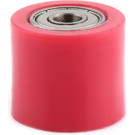 Guide Tendeur Chaîne Moto 10mm Galet Patin Rouge pour Route Quad ATV (1/2)