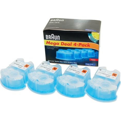 Pack de 4 recambios de líquido de limpieza para recortadora BRAUN 81387055