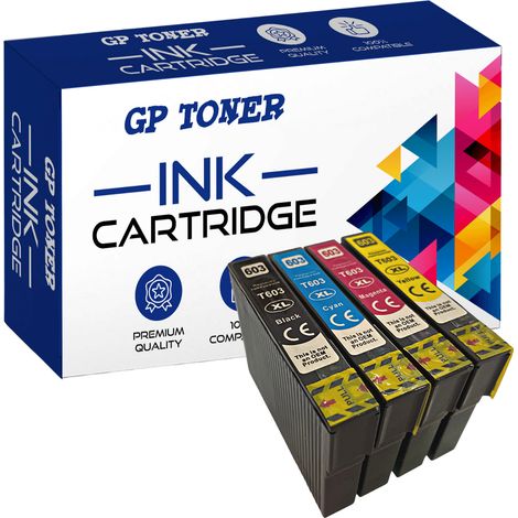 4x Tinte für Epson GP-E603XL CMYK GP (1/5)