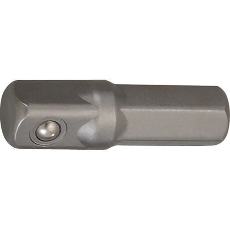 Adaptador  de  accionamiento  6-KT.1/4  pulgada  salida  4-KT.1/4  pulgada  L.25mm  TECWERK (1/3)