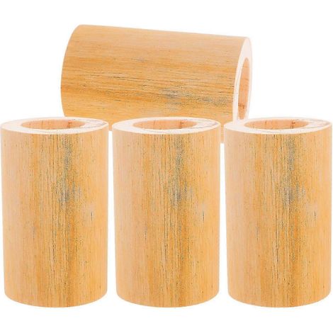 Rehausseurs de lit, lot de 4 rehausseurs ronds robustes pour meubles, compatibles avec bureau, chaise, canapé et table. (1/4)