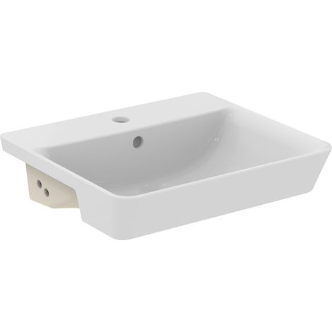 Lavabo semiencastrado CONNECT AIR CUBE 500 x 450 x 160 mm blanco IDEAL STANDARD (1/2)