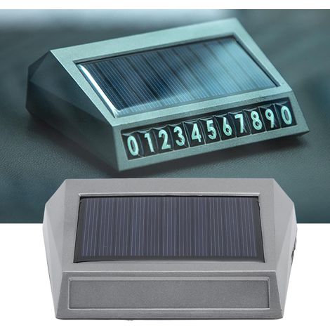 Schwarzer, solarbetriebener Auto-Luftreiniger mit Ozon-Desodorierung (1/5)