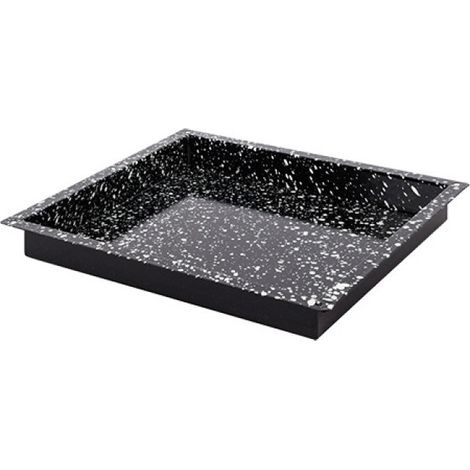 Plateau de four noir tacheté GN 2/3 H 4cm - Caterchef (1/2)