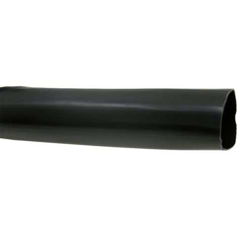 Tubo isolante in PVC, nero, diametro interno 12 mm, spessore parete 0,8 mm, 10 kV/mm, 25 m